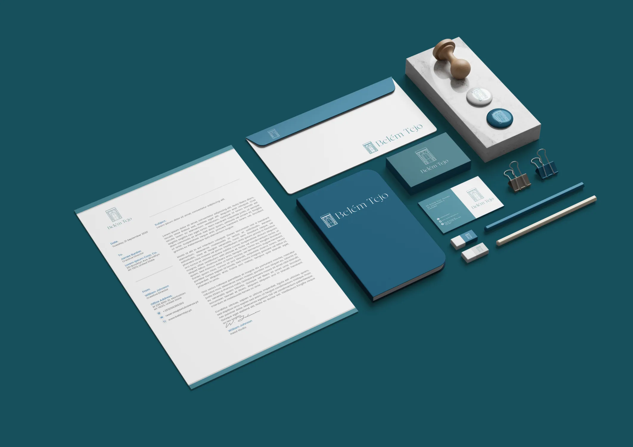Belém Tejo brand identity 1